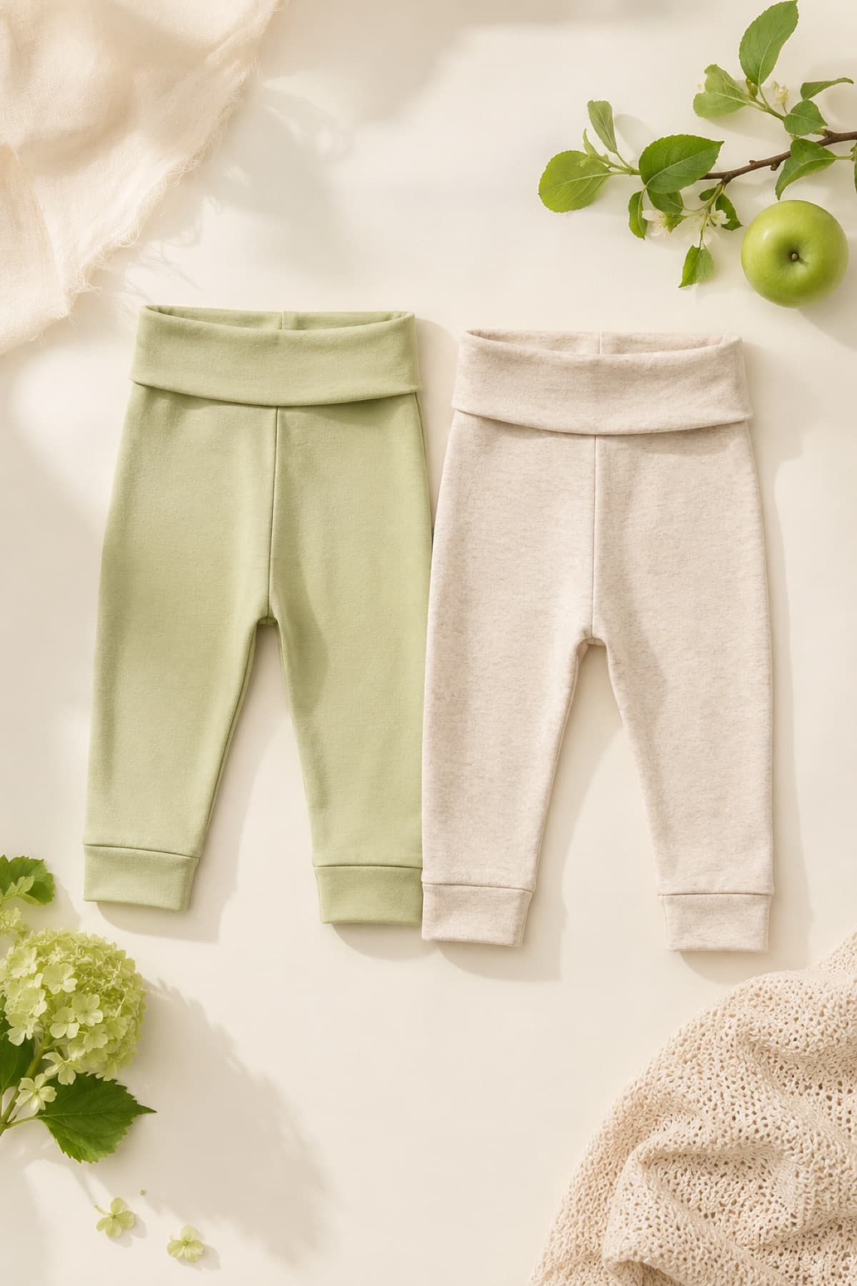 Baby Legging 2-Pack laid flat
