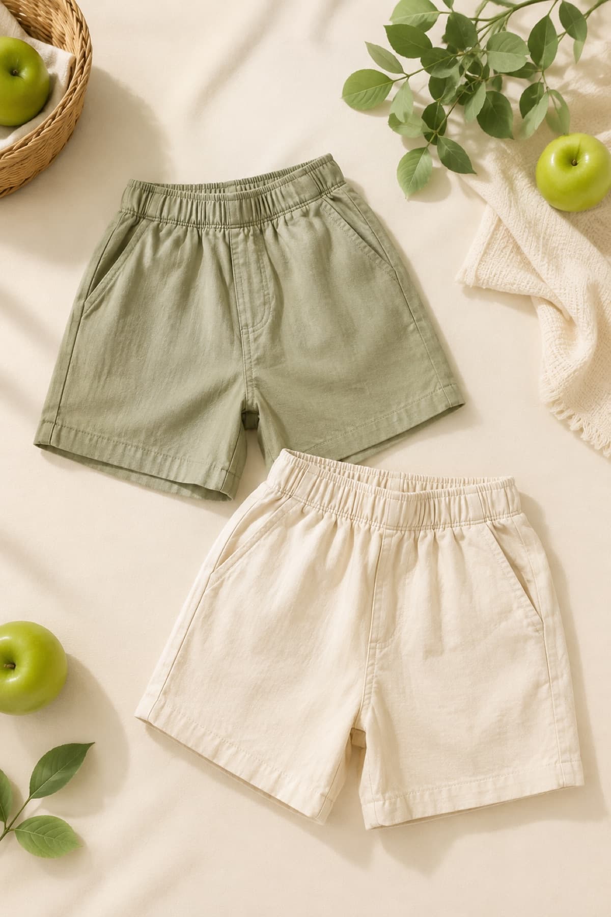 Kids Shorts 2-Pack laid flat