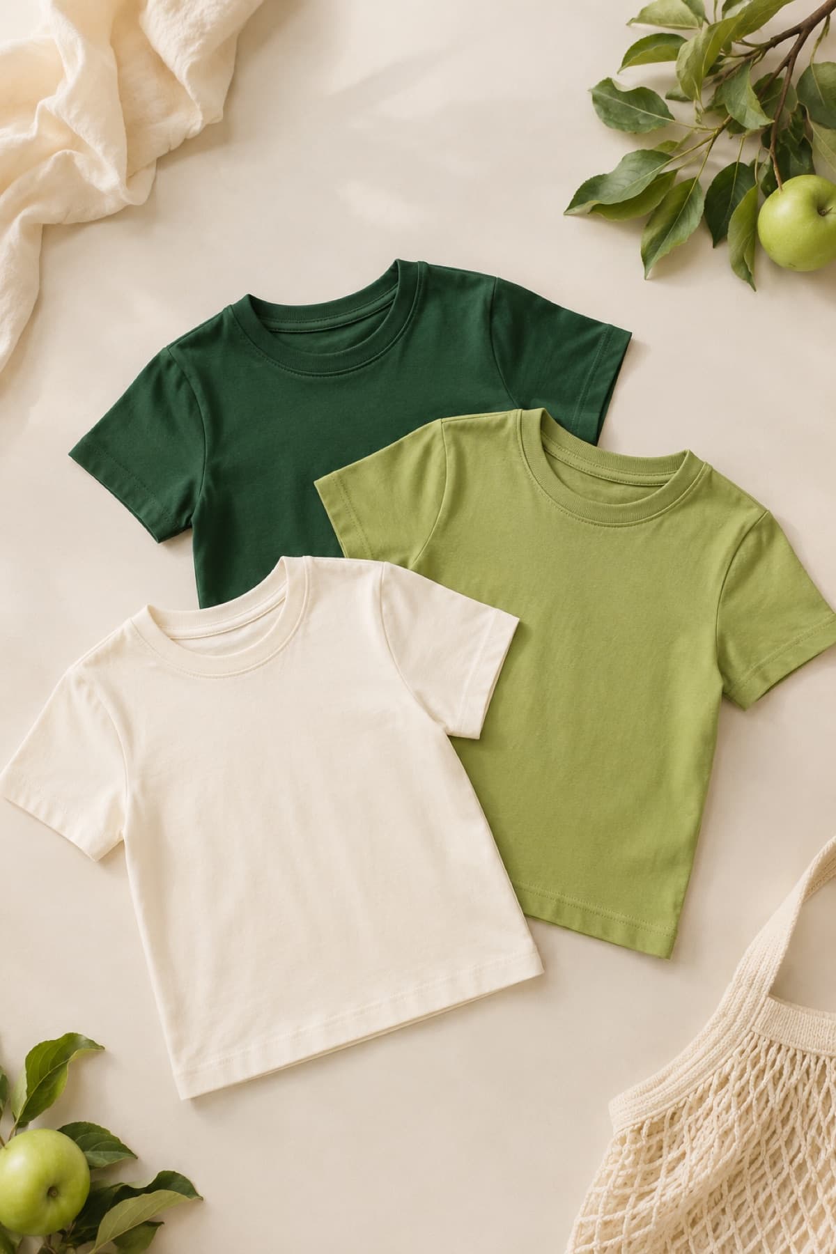 Kids Tee 3-Pack laid flat