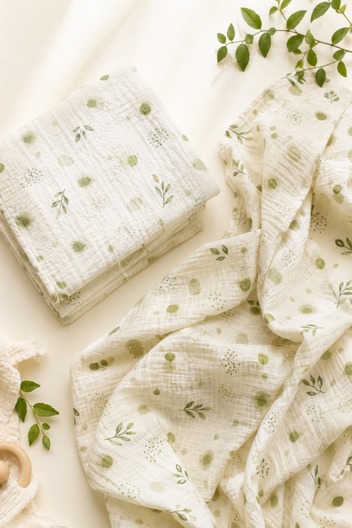 Muslin Swaddle 2-Pack laid flat