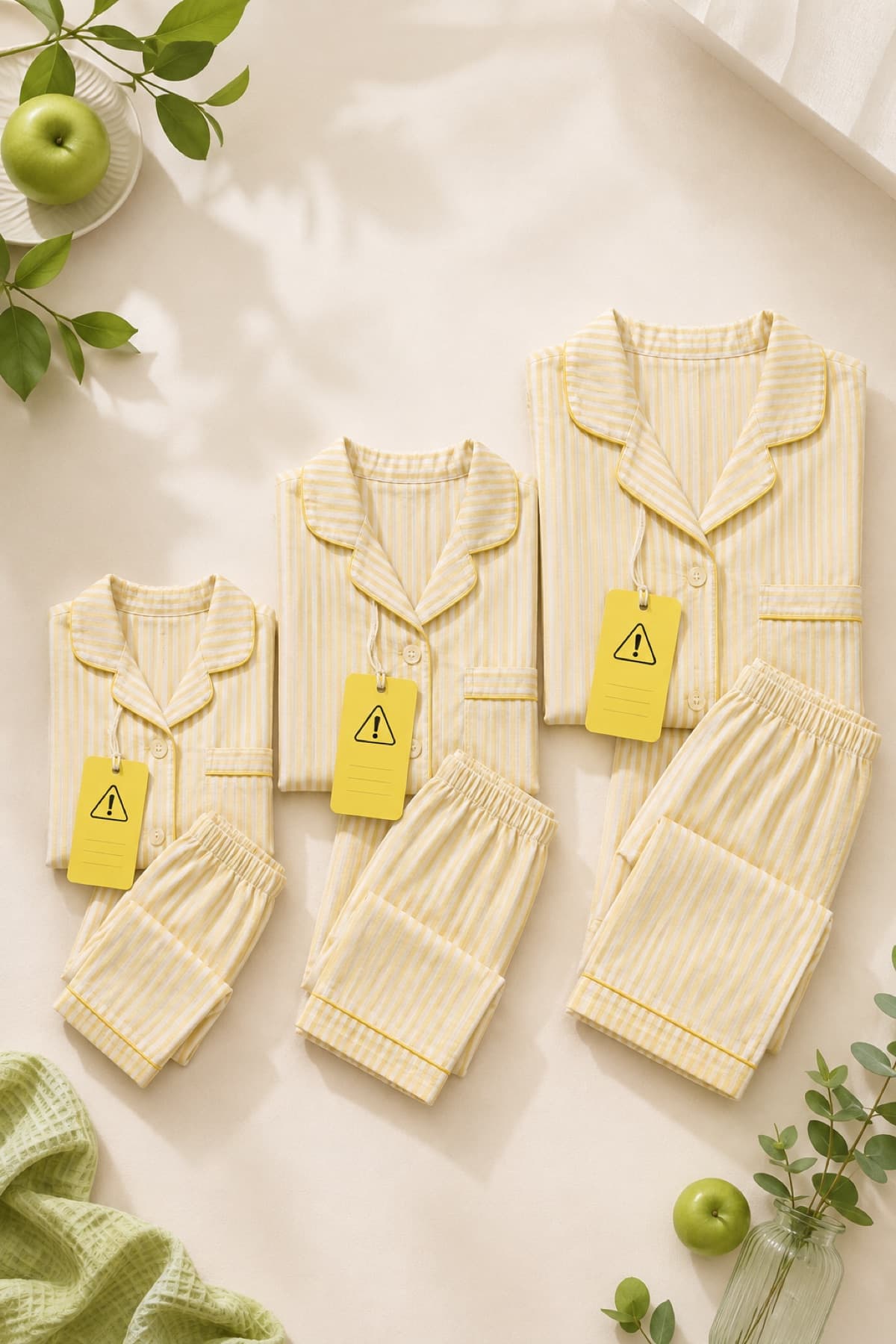 Snug-Fit Pyjama Family Pack laid flat
