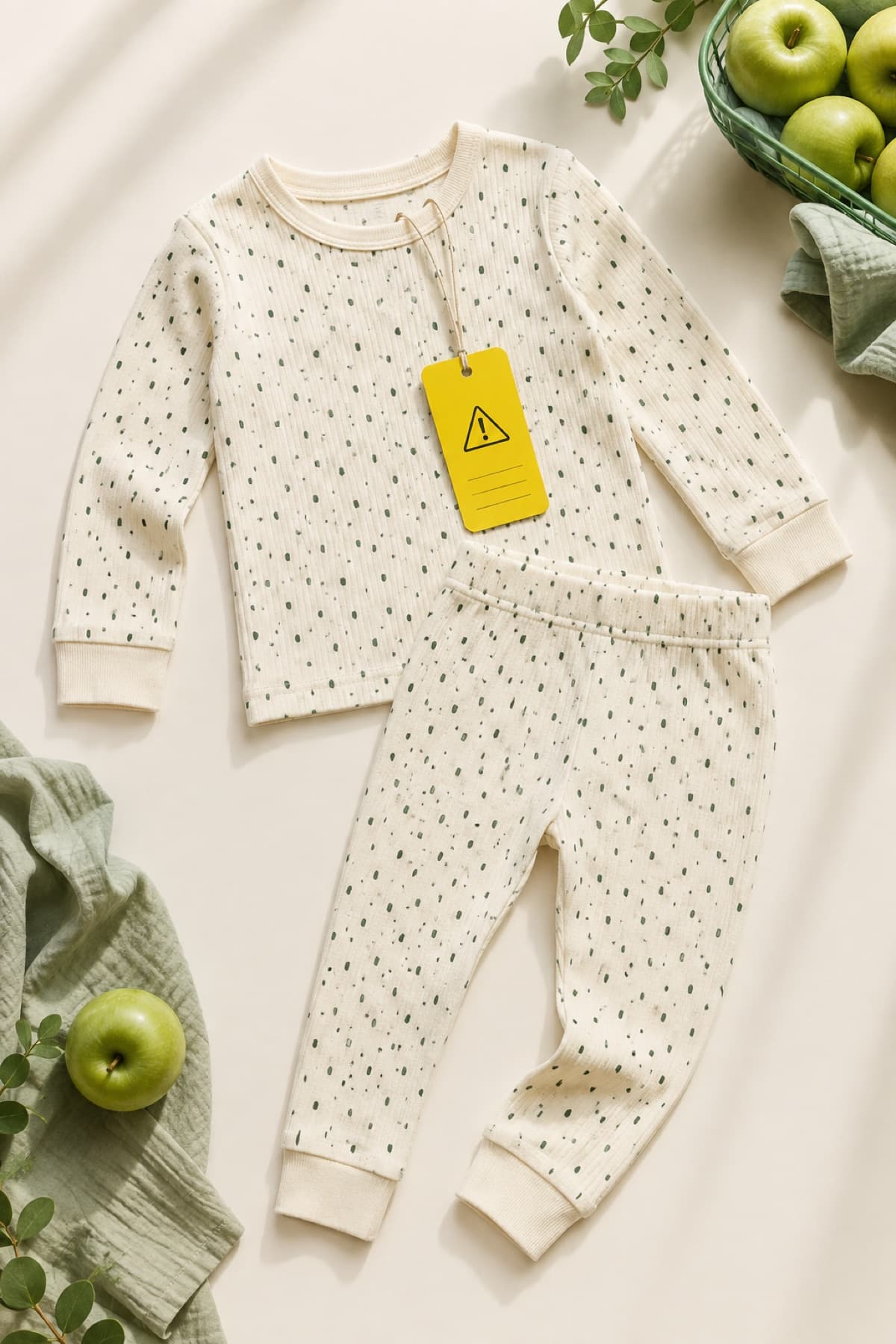 Snug-Fit Pyjama Set, Kids laid flat
