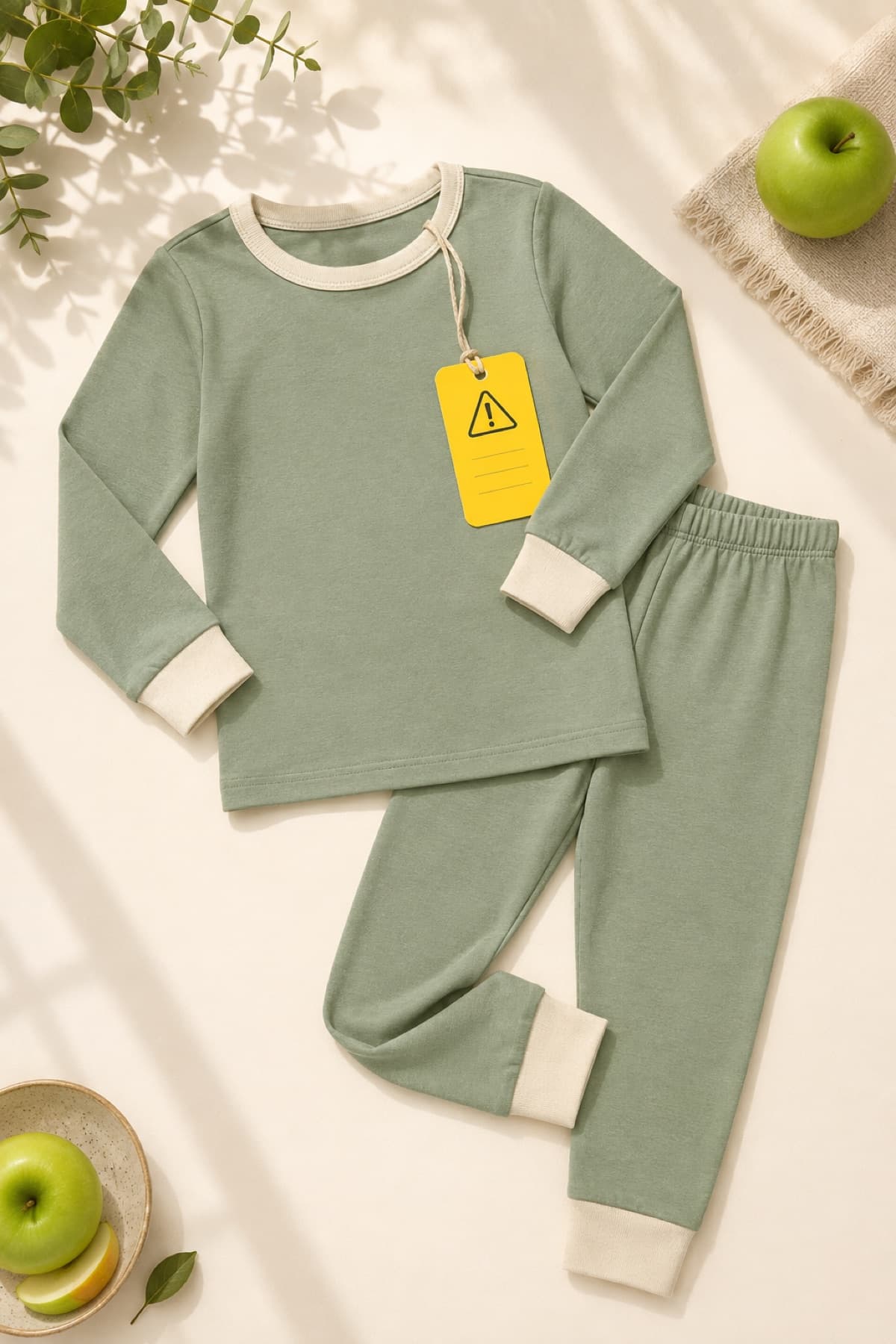 Snug-Fit Pyjama Set, Toddler laid flat