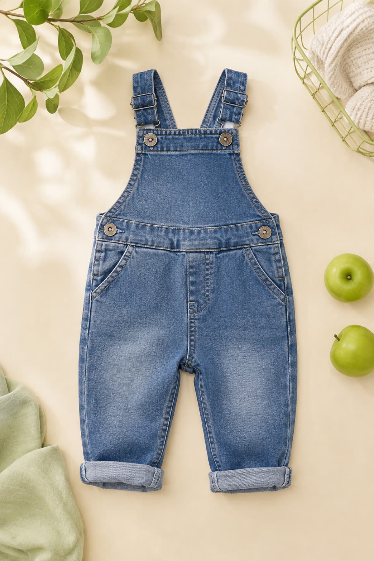 Toddler Overall laid flat