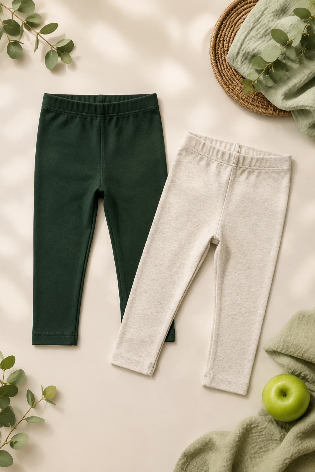 Toddler Legging 2-Pack laid flat