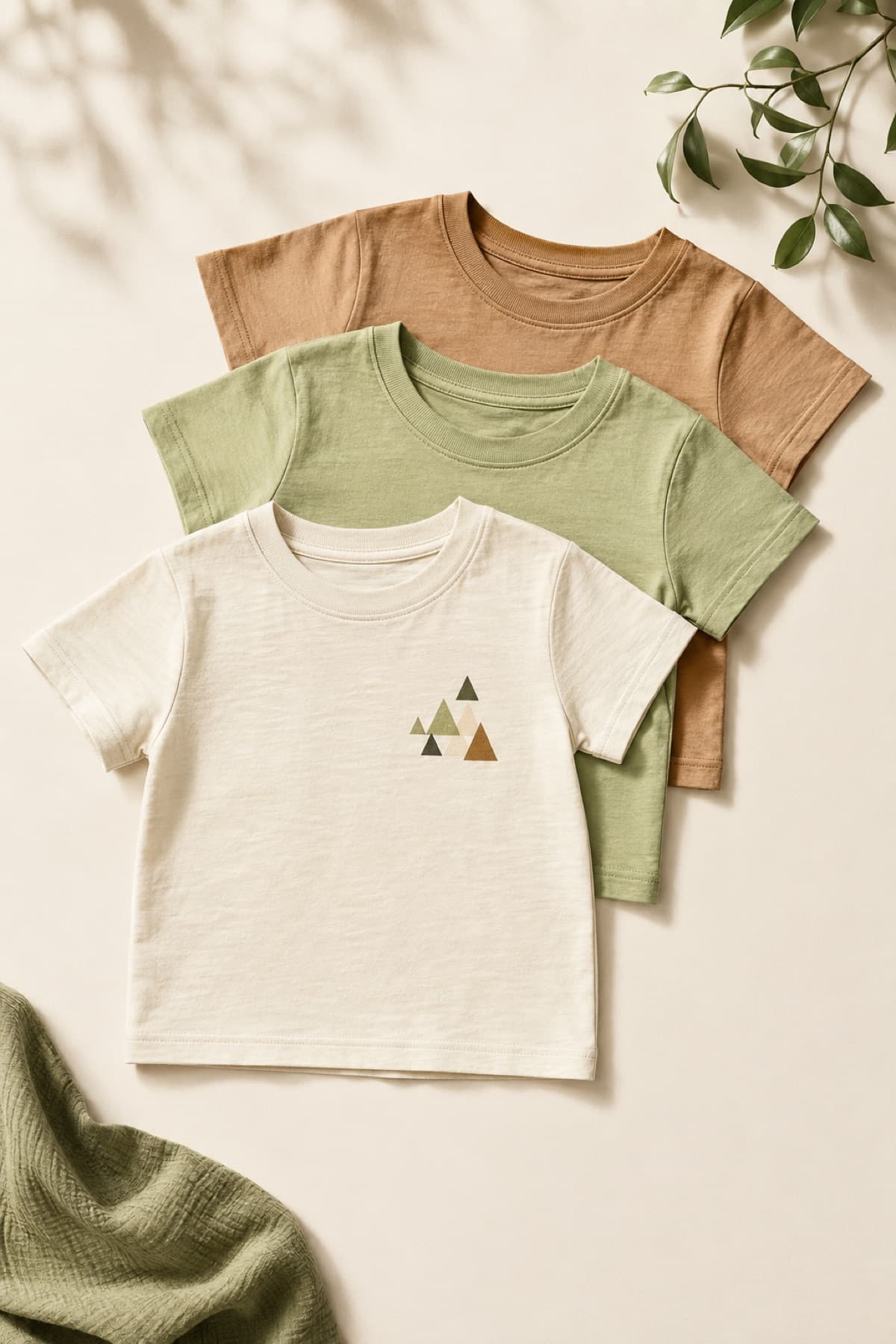 Toddler Tee 3-Pack laid flat